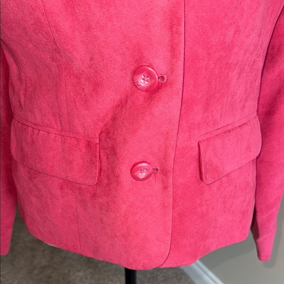 Pink Structured Blazer from Northern Reflections with Notched Lapels Size S - Picture 5 of 14
